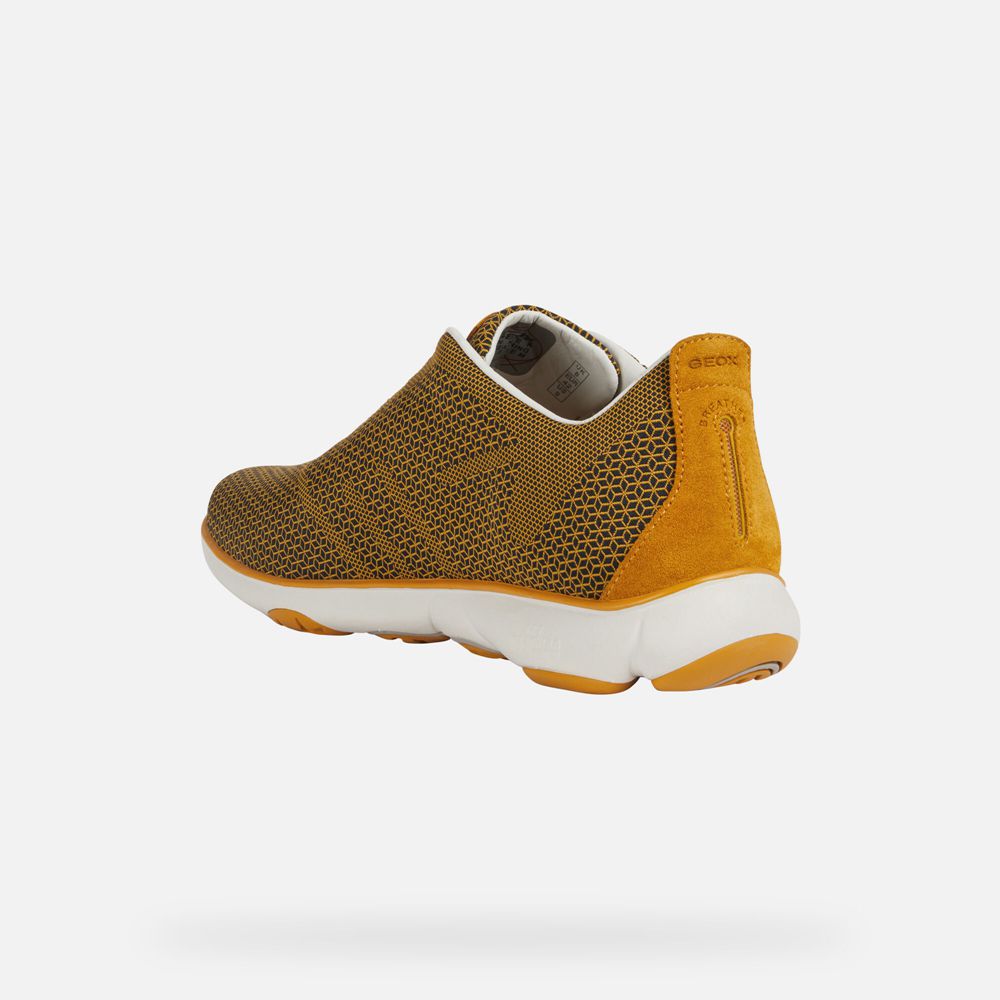 Geox Erkek Spor Ayakkabı Sarı - Nebula - LUV-967803